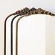 Antique Floral Arched Mirror Collection with Ornate Frame with three colors